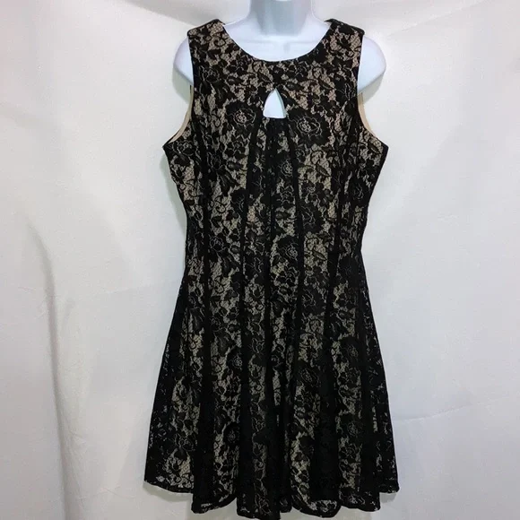 Danny & Nicole | Dresses | Danny Nicole Lace Overlay Cocktail Semiformal  Dress | Poshmark